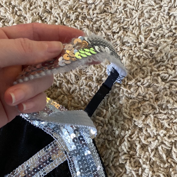 Dream girl black & silver sequined flapper dress - Picture 3 of 11